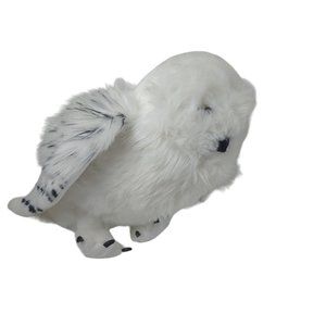 Harry Potter Hedwig the Owl Plush by The Noble Collection 17" White/Black